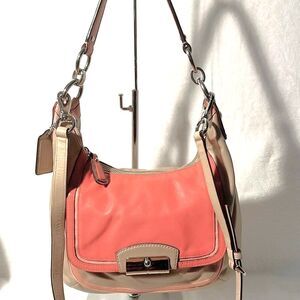 Coach Kristin Spectator Leather Hobo Crossbody Bag #F22509